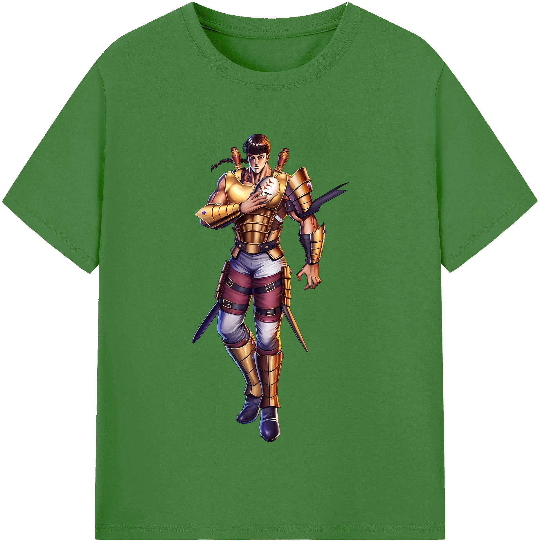 （画像用） 北斗の拳 Fist of the North Star レディースカジュアルプリントTシャツ（綿100％）